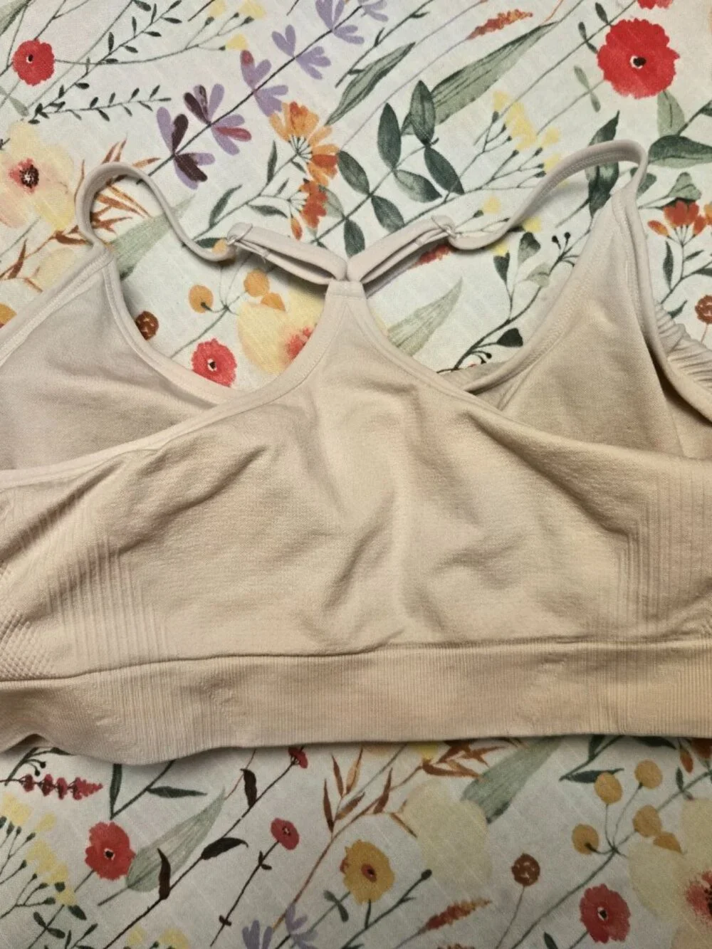 Avia Women's Pink and Tan Bra